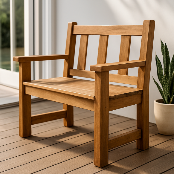 Garden bench woodworking project